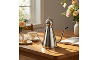 Oil Pot Stainless Steel Oil Pot with Lid Dripping  Cruet for Dining Table