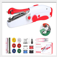 Mini Electric Double-Needle Handheld Sewing Machine for Home Use