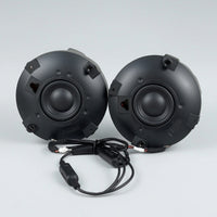 Noise-Reducing Adhesive-Back Speakers Compact USB Speakers Slim Plug-and-Play for Students, Home Office, Dorm Room, Study