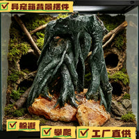 Resin Driftwood Aquarium Decoration for Fish Tank and Reptile Hideout