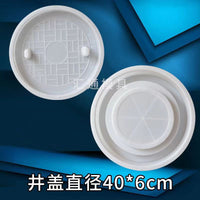 Round Manhole Cover Mold with 70cm Diameter Base for Municipal Road Plastic Manhole Cover