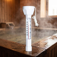 Buoy Thermometer Two-scaleScale Pool Thermometer with Tether String Compact