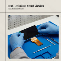 Projector LCD Panel, 1080p High Resolution, Compatible with QY45018FOG-01-A, 101.5x63mm clear