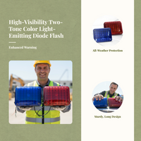 Two-tone LED emergency light, easy install
