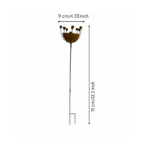 Garden Bird Feeder Stake Weather-Resistant Decorative Bird Feeder for Backyard, Patio