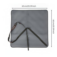 Portable Padded Camera Wrap Foldable Camera Wrap with Straps Soft Cloth Multi-Functional for Photographers
