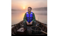 Thickened Material Adult Life Vest Secure Fit High Buoyancy Swim Vest Reflective Strips Personal Flotation Device Lightweight for Snorkeling