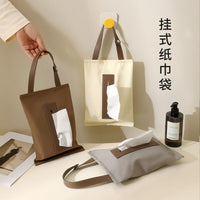 Car Hanging Tissue Box, Non-woven, Modern Simple Style