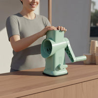 Manual Hand Crank Ice Crusher Food Grade Material Hand Crank Snow Cone Machine