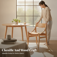 Light Luxury Aesthetic Cat Ear support Chair sturdy Wood Legs Accent Seat Upholstered Seating Furniture designer-inspired design for Design aficionados, Interior Decorators, Homeowners, Dining Room, Kitchen, perusing corner, Home Office