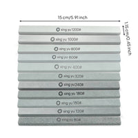 11 Pieces Fine-Grit Abrasive Stone Strip Professional-Grade Sharpening Stone Bar Easy to Use Whetstone Corrosion-Resistant for Craftsmen, Jewelers, Workshop