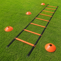 Agility Ladder, Football Training Equipment for Speed Agility Training, Adjustable Polypropylene Rungs, Nylon Straps with Ground Stakes & Carry Bag