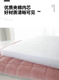 加厚兔毛绒椅垫餐椅凳子坐垫电脑椅垫子仿皮草榻榻米垫办公室屁垫