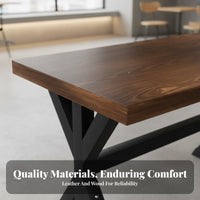 Urban Loft customerse Restaurant Booth and Table Set Vintage Look Hospitality Seating Tufted Backrest Business Furnishing for Cafe Proprietors, Hotel managers, Restaurants, Cafes, taverns, Billiard Halls