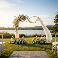 Heart-Shaped Arch Frame Rectangular Base Event Decor Romantic for Balloon Arches