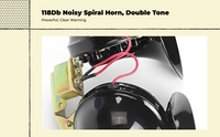 Waterproof car horn