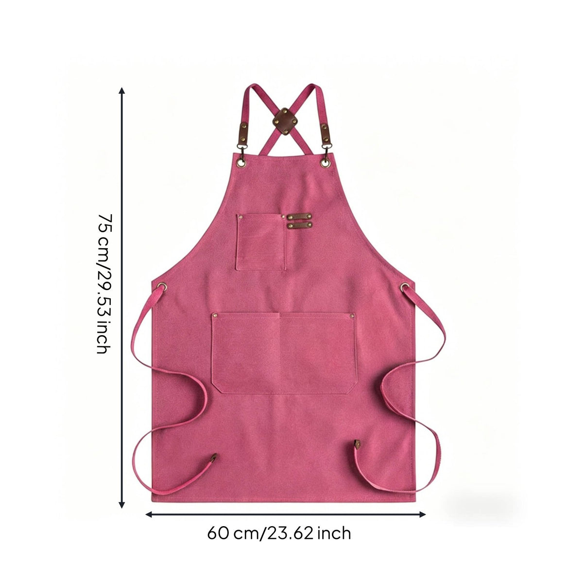 Canvas Work Apron Waterproof Work Apron Thickened for Gardeners, Mechanics