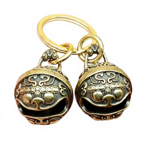Copper Pet Bell, Leash & Collar Decoration, Anti-Loss, Metal