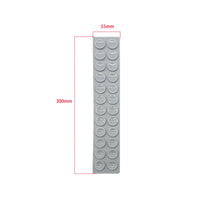 Silicone Suction Cup Strip Anti-Slip Fastening Hardware Reusable for Crafters