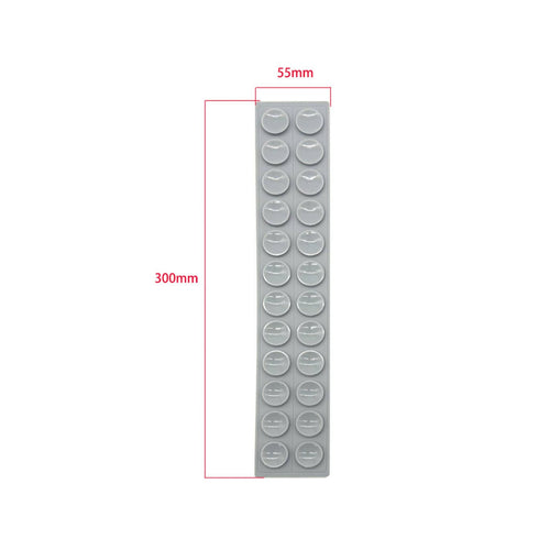 Silicone Suction Cup Strip Anti-Slip Sewable Gripper Strip Reusable for Crafters