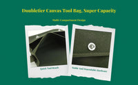 Foldable tool bag with pouches
