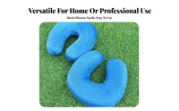 Pressure Relief U-Shaped Face Pillow Memory Foam Beauty Bed Face Cradle Breathable for Spa Professionals, Estheticians, Home