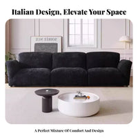 floralrear 3-Seater Italian design Sofa Light Luxury Living Room Furniture for Homeowners, Interior Design aficionados, Lounge Area, Small Spaces