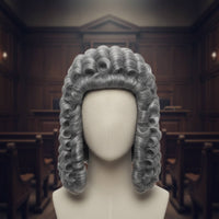 Barrister Hairpiece Curly Judge Hair Easy Styled for Actors