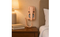 Vintage Corded Telephone Coiled Cord Corded Wall Telephone Round Dialing Surface Vintage Rotary Phone for Hotel, Bedroom