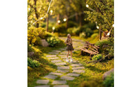Backpack Girl Figurine Realistic Design Miniature Girl Model Miniature Scene Accessory Highly Detailed for Collectors