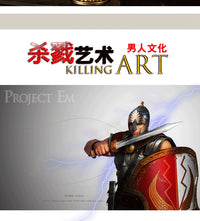 欧式复古罗马勇士头盔模型摆件金属手工艺品酒吧餐厅装饰家居饰品