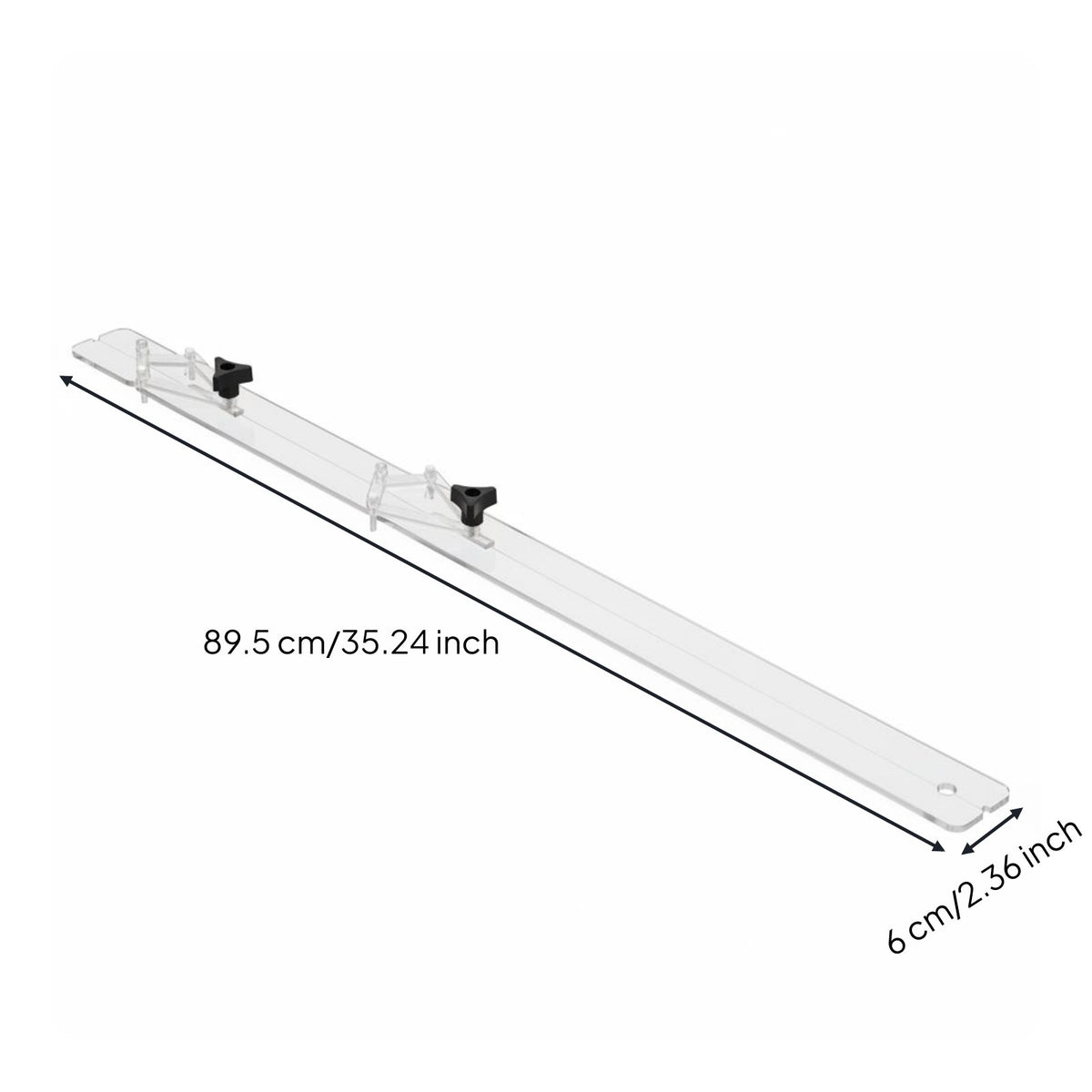 Guitar Center Line Ruler Portable Fretboard Alignment Ruler Multipurpose Instrument Tool for Workshop