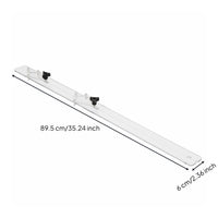 Guitar Center Line Ruler Portable Fretboard Alignment Ruler Multipurpose Instrument Tool for Workshop