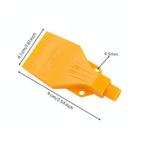 Long-Lasting ABS Plastic Duckbill Air Nozzle High Force Airflow Flat Jet Blower Nozzle Easy Installation for Product Cooling