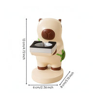 Cute Capybara Watch Stand Resin Smartwatch Charging Holder Sturdy Easy to Use for Bedside Table