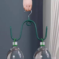 Hanging Shoe Hook, Metal Shoe Rack, Windproof Balcony Dryer for Indoor Outdoor