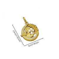 Mom Necklace Charm Micro Pave Setting Mom Heart Necklace Charm Sweet Gift