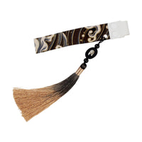 Keyboard Decorative Strap Traditional Pattern Keyboard Tassel Pendant Curved Fit Design Computer Accessory for Gaming Enthusiasts, Office