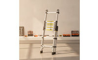 Telescopic Ladder Extendable Ladder Portable for Electricians, Contractors, Home Maintenance, Roof Access, Construction Sites