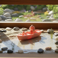 Painted Model Boat Detailed Hobby Miniature Resin for Miniature Scene