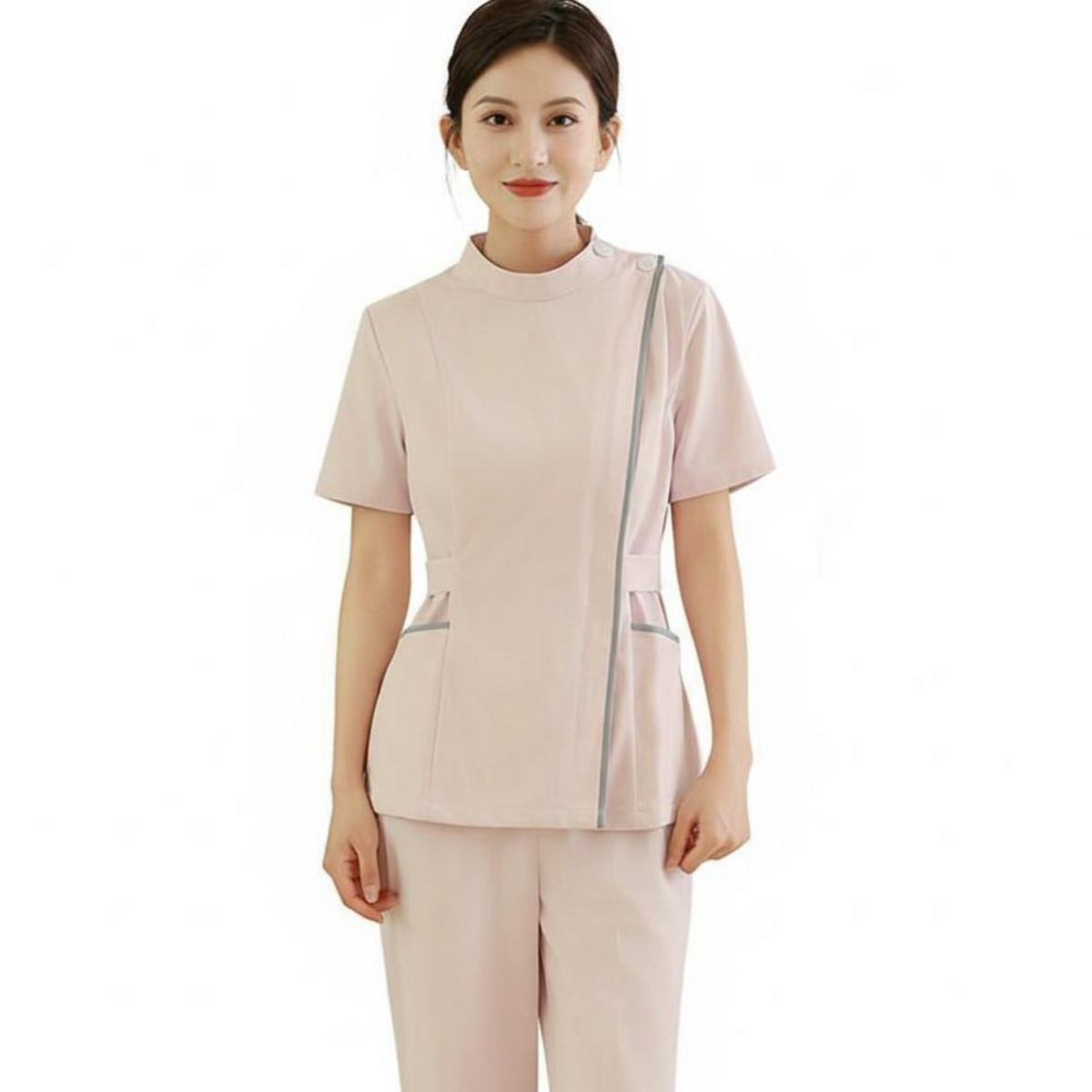 Professional Nursing Scrubs Set, Short Sleeve, Women