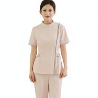 Professional Nursing Scrubs Set, Short Sleeve, Women