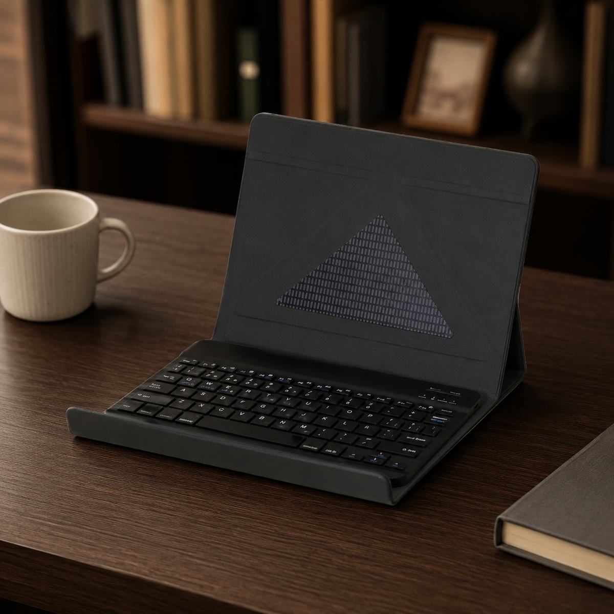 Universal 9-11 inch Tablet Case with Keyboard, Multi-functional Fashion Leather Cover