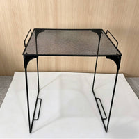 Foldable Mesh Rack Stackable Storage Rack Heavy Duty Iron Storage Stand for Stall, Retail