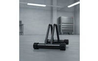 Adjustable Freestanding Bike Stand Sturdy Two-Wheeler Parking Stand Compact Two-Wheeler Floor Parking Rack Portable for Commuters