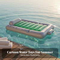 Oversized Creature Sit-on Water Toy Fun Designs Giant Inflatable Pool Inflatable Lounger Heavy Duty for Adults, Family, Beach