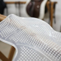 Pressure Relief Silicone Saddle Pad Cushioning Anti-Slip Saddle Pad Long-Lasting Equestrian Gear Easy Clean for Equestrians