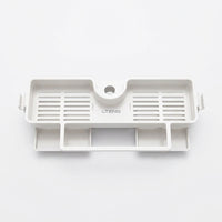 Bathroom Sink Organizer, No-Drill Wall Mount Rack for Sponges & Dishcloths, Rectangular Drain Shelf for Home Cooks, Space-Saving Kitchen for Utensils