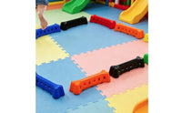 6 Pieces Pressure Resistant Non-Slip Balance Bridge Hole Design Kids Balance Stepping Stones Sensory Play Children's Exercise Gear Coordination Training for Preschoolers, Kindergarten, Early Learning Center, Playground