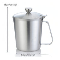 Measuring Cup with Lid Graduated Measuring Cup with Handle Easy-to use Vessel for Cafes